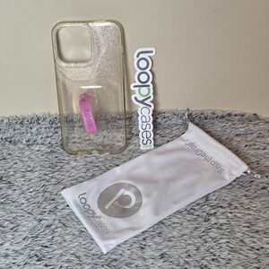 Loopy Case Clear Sparkle with Sleeve - iPHONE 14 PRO MAX ONLY